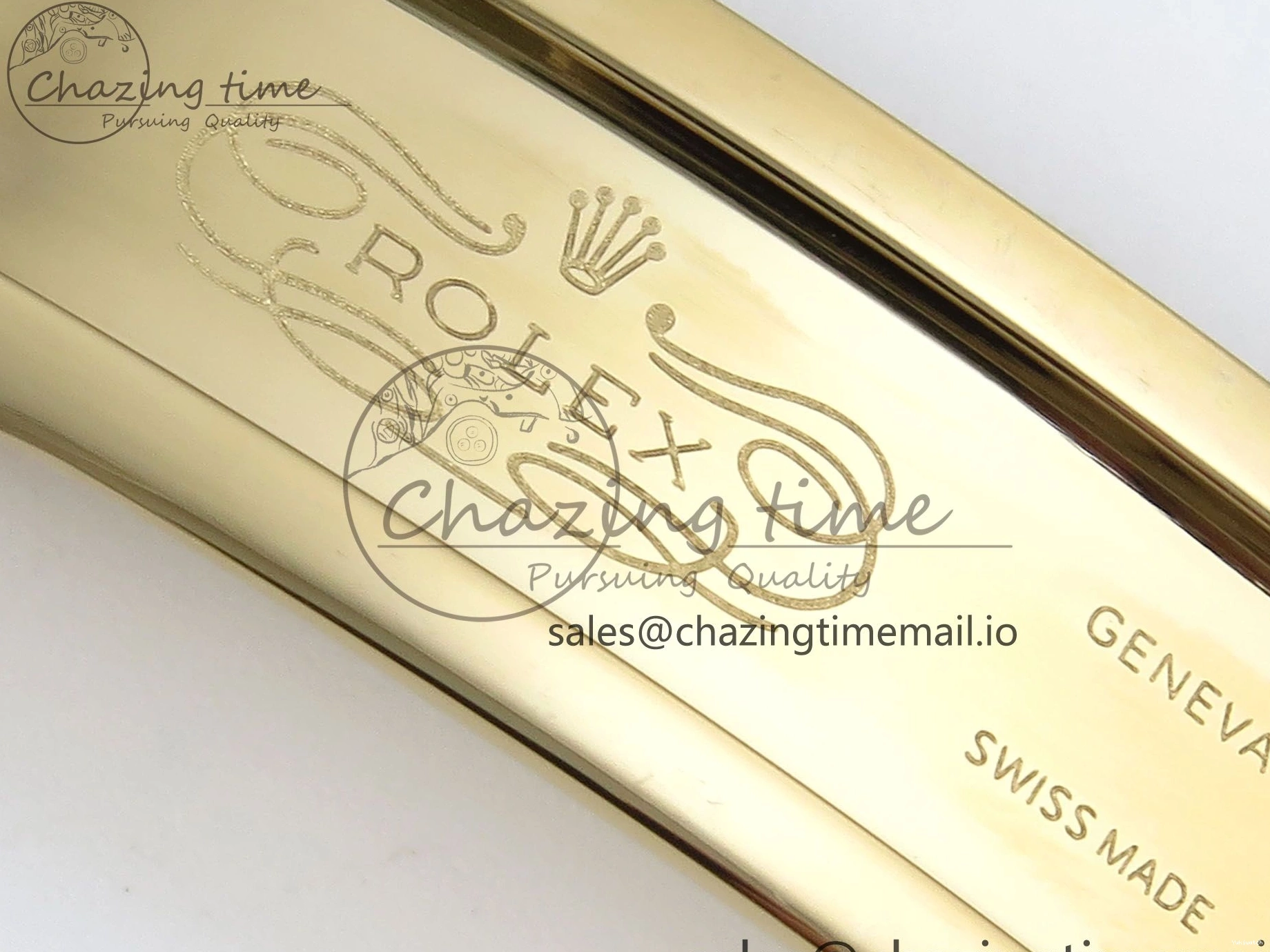 Bracelet Black 40 QF Diamonds Weight) Best YG on DayDate A2836 Dial V5 (Gain Bezel President Green Edition 1:1 0429